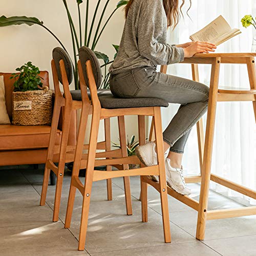 Tabourets de bar stables en bois vert pour sécuriser votre cuisine - 3