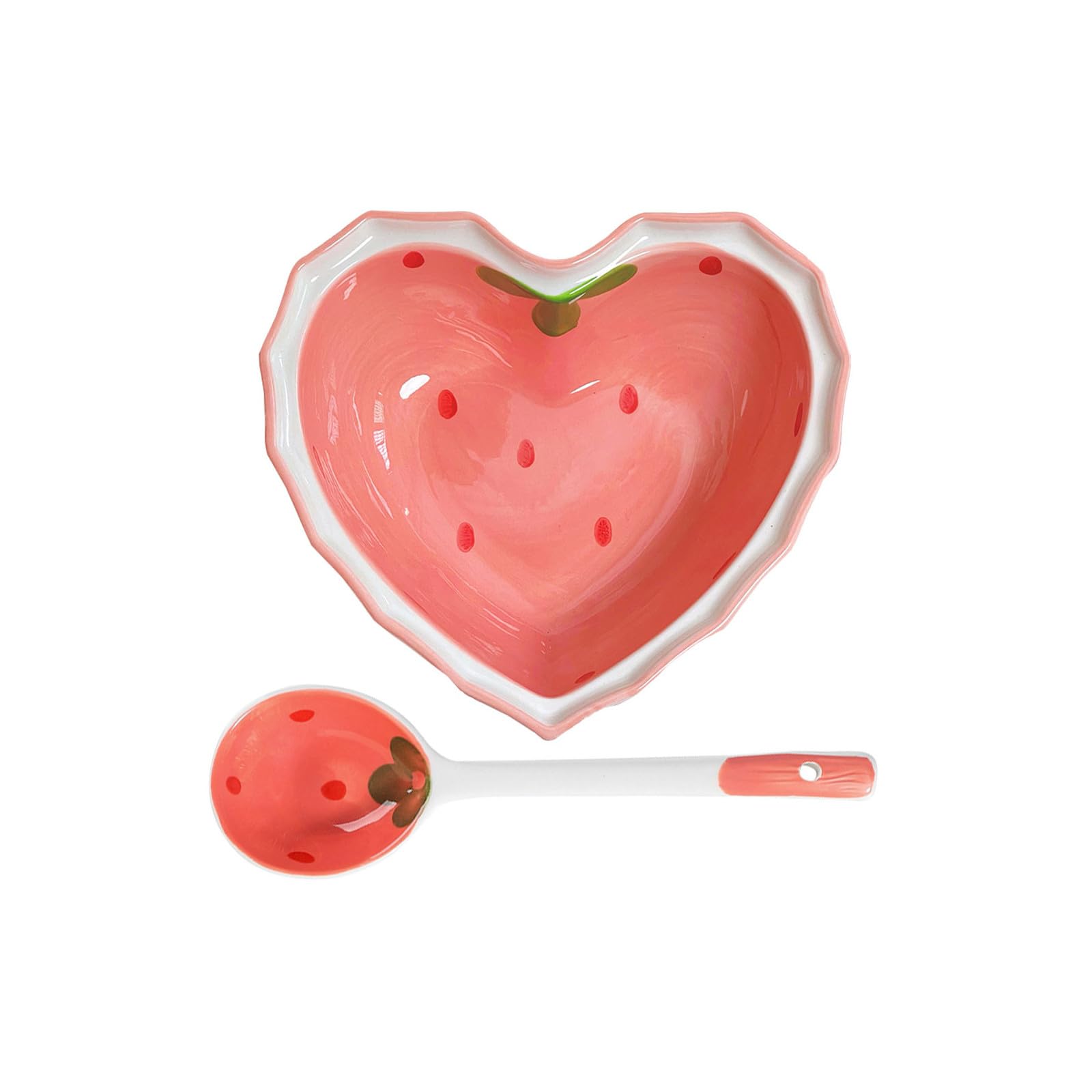 Bol de fraise en céramique résistante à l'usure pour un service de table durable