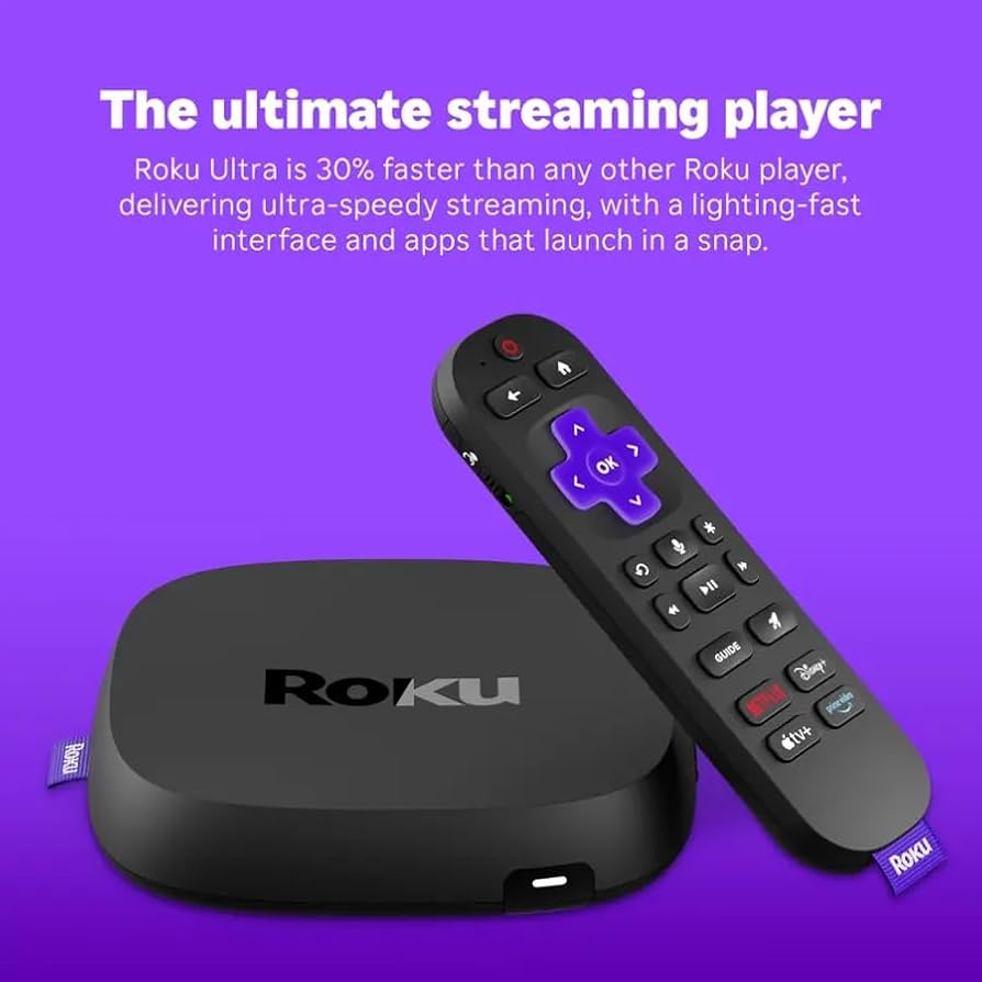 Roku Ultra 4K HDR ストリーミングプレーヤー Amazon | Roku Ultra | 4K/HDR/HD ストリーミング プレーヤー 強化