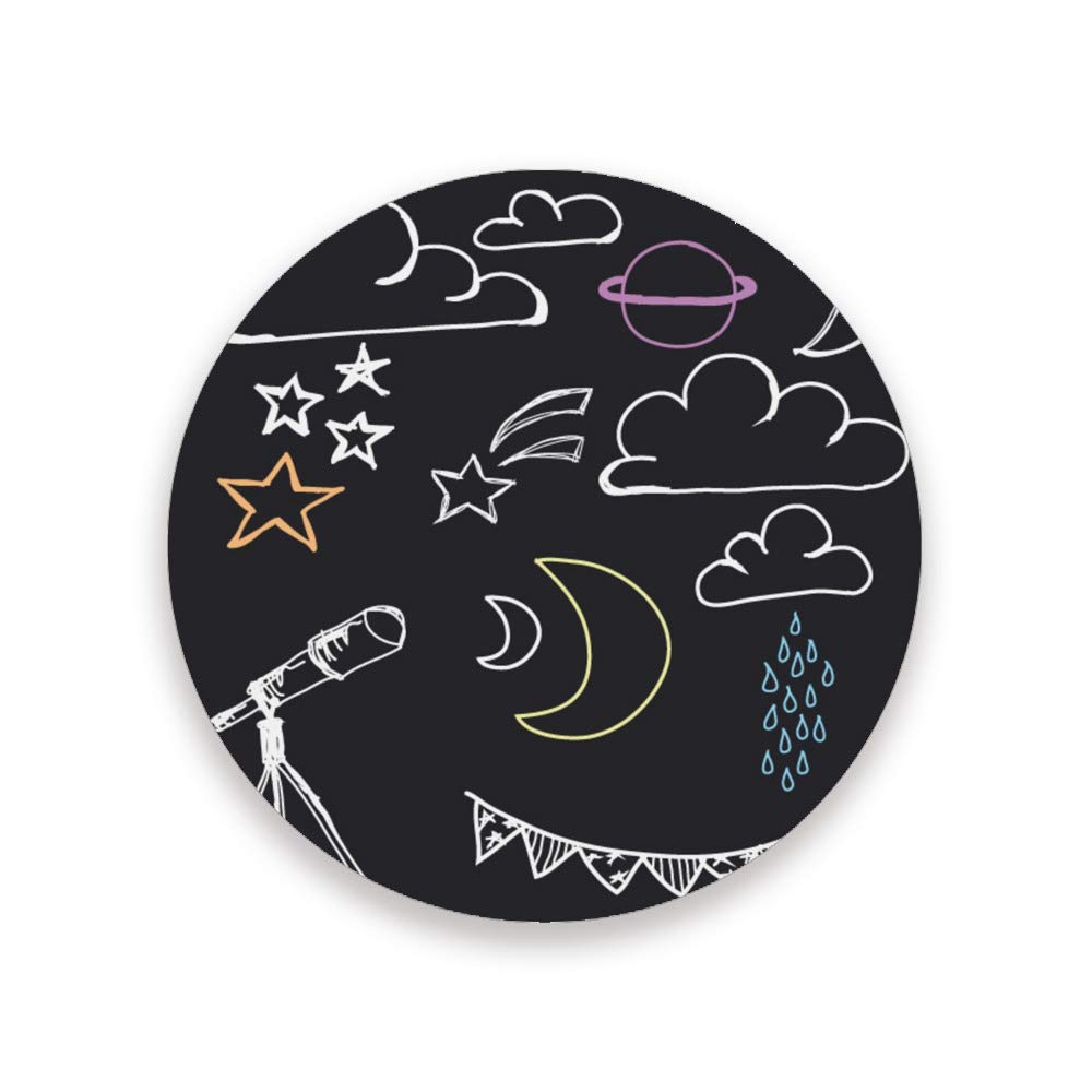 Dessous de verre astronomiques pour décoration de table à manger et de bureau