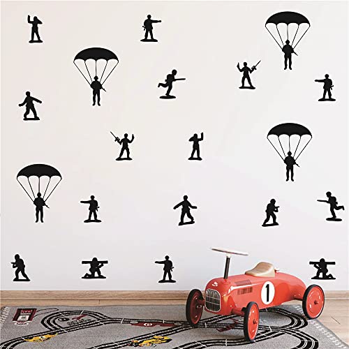 Vinilos decorativos soldados para habitación juvenil