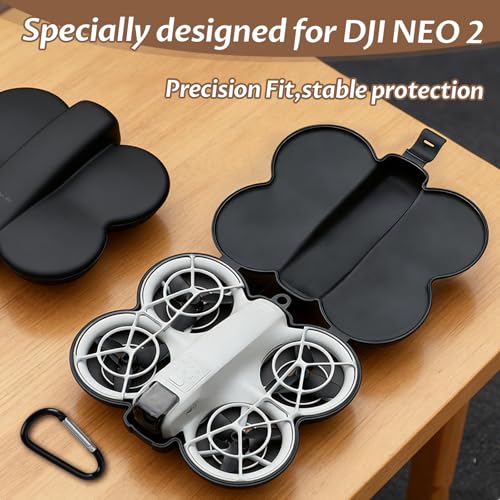 Maletín de plástico para drones DJI Neo 2 con interior amortiguador anti-caídas 5
