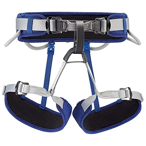 PETZL, Corax, Harness For Climbing And Mountaineering Multipurpose, Blue, 1, Unisex-Adult Cover
