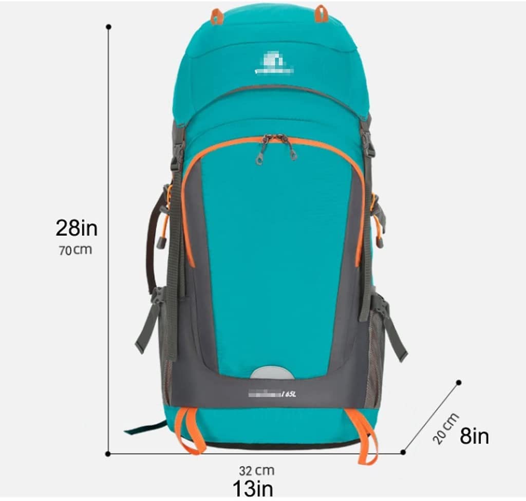Wanderrucksack Wanderrucksack mit großer Kapazität, 65 l ultraleichter, multifunktionaler Camping-Tagesrucksack, verschleißfester, skalierbarer Reiserucksack für den Außenbereich Reise