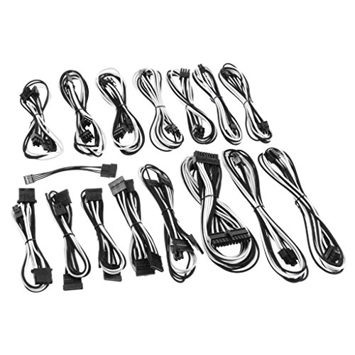 CableMod E-Series G3, G2, P2 & T2 Cable Kit (Black/White)