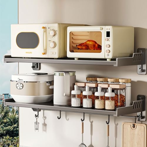 Support de rangement pour condiments et micro-ondes épuré - 8