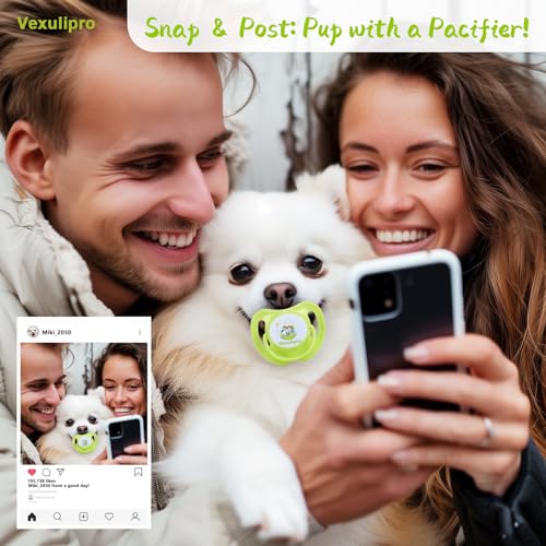 image for Vexulipro Vexulipro Dog Pacifiers for Small Dogs 3 PCS, Kitten Pacifie