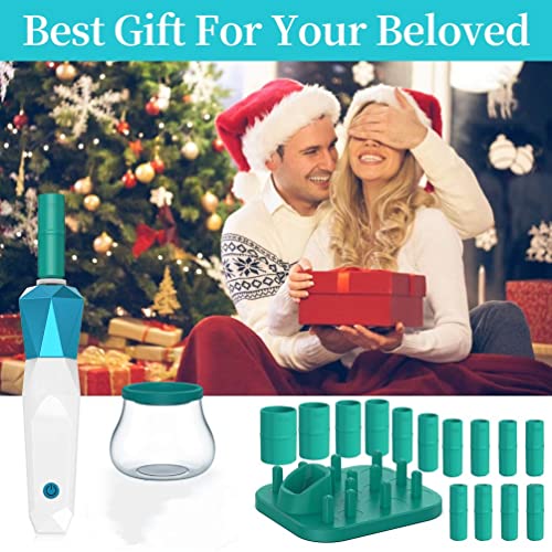 Upgrade The Bi-Directional Rotating Usb Recharger Makeup Brush Cleaner Dryer Machine Is Time Saving And Easy To Use, Cleaning And Drying Within One Minute. It Has 14 Rubber Tube Sleeves. #TOP6