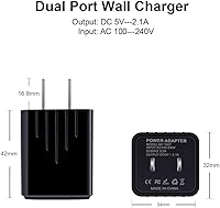 Vista 5 de Cable de carga USB tipo C de pared de 6 pies para Samsung Galaxy S26/S25/S22/S21/S21 Ultra/S20/S10e/S9/S8/A10e/A20/A50/A71/Note 20/10/9, Google