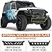 Hooke Road Sturdy Front Bumper for Jeep Gladiator JT (2020-2026) & Wrangler JK JL (2007-2026), Offroad Steel Bumper with Bright Lights D-rings and Built-in Winch Plate