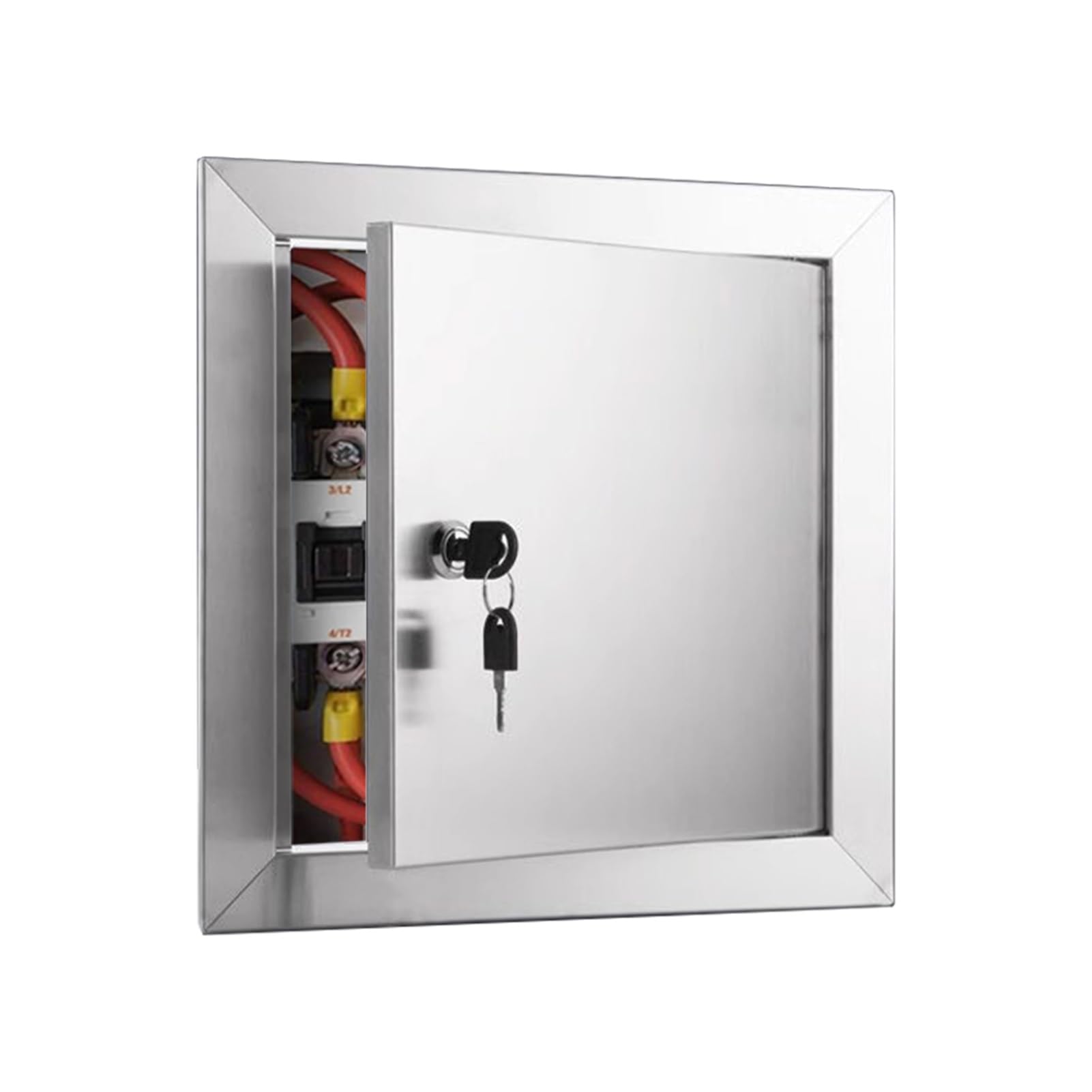 Wall & Hatch Access Panel – Heavy Duty Lockable Inspection Hatch - Stainless Steel Access Panel for Drywall and Plumbing, Secure Check Door Solution(40x90cm)