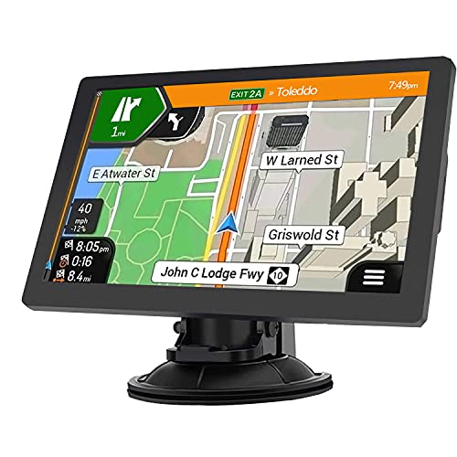 GPS Navigator for Car Truck RV – 9'' HD Touchscreen, Latest 2025 ...