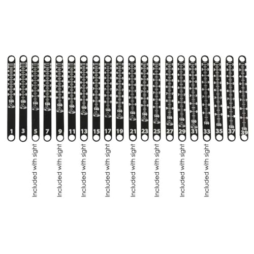 Axcel Achieve XP Échelle de visée en métal #30 réglette pour réglage arc