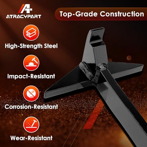 Image of ATRACYPART Heavy-Duty Wheel Seal Puller and Removal Tool 30 inch, for Semi-Trucks, Trailers, Tractors, Axle Hubs, Bearings, and Bushing Installation