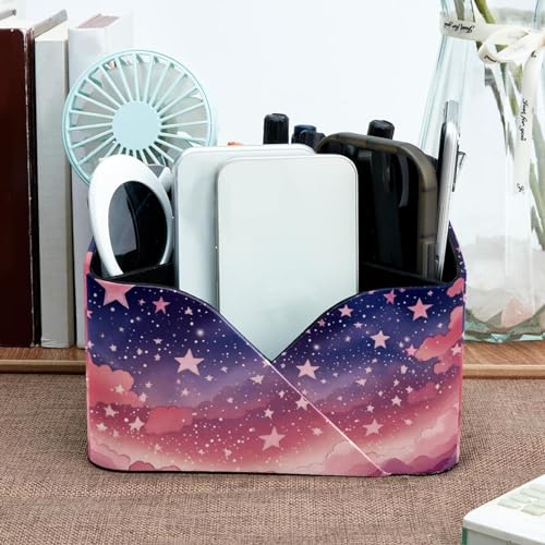 Porte-stylos rectangulaire ciel étoilé pour libérer votre bureau