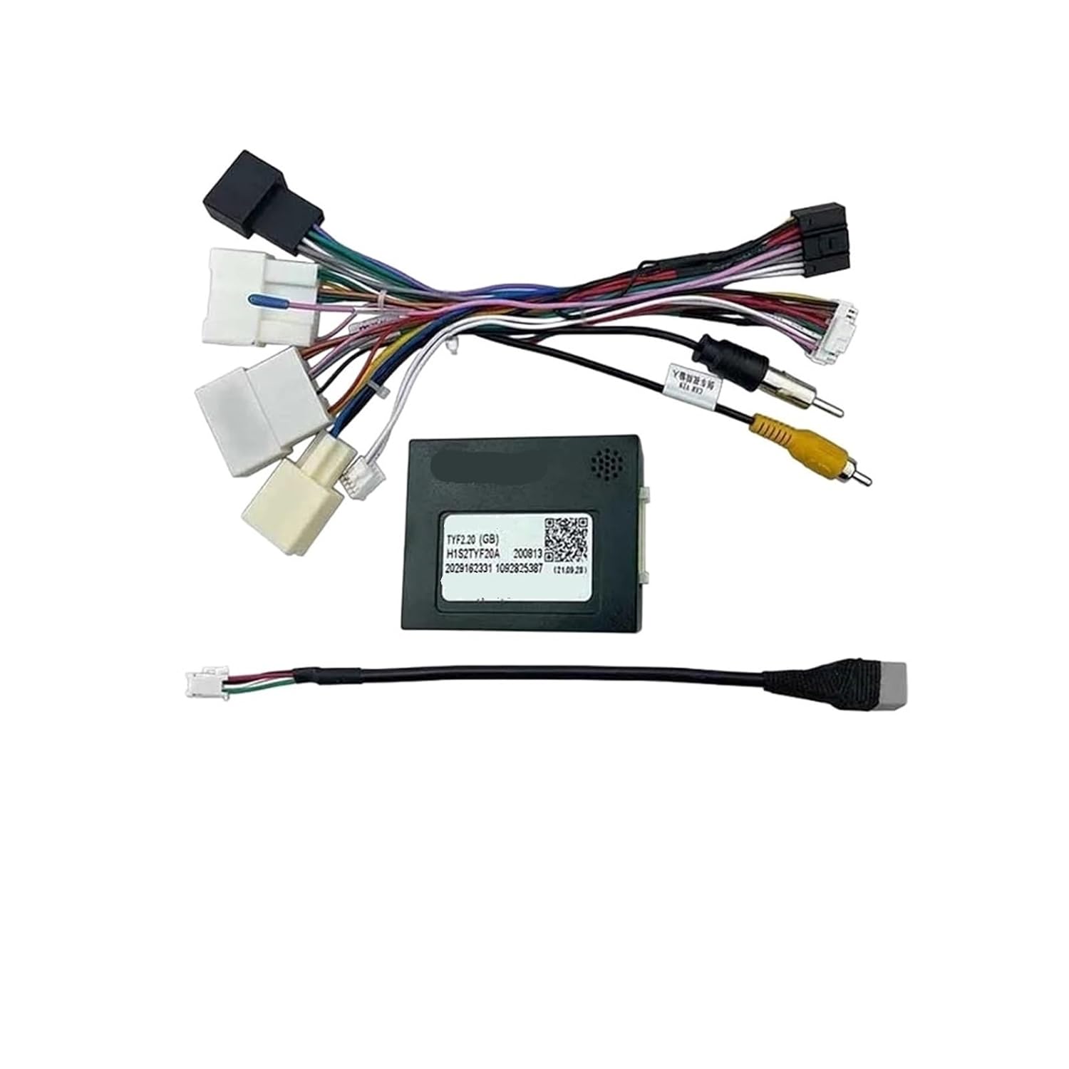 Upindo Car Android Radio Wiring Harness with Power Cable Compatible with Toyota Sienna Prado 2018+ Stereo Installation Kit