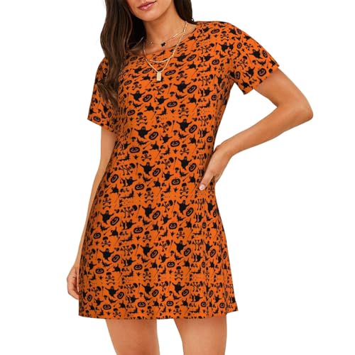 Robe de nuit légère Halloween pour stopper les coups de chaud nocturnes
