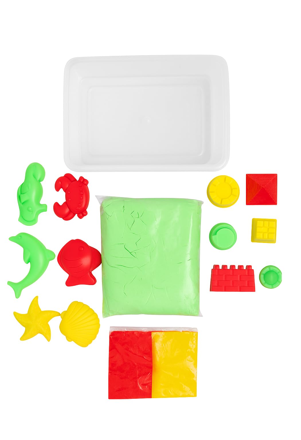 ASTIKAYA Natural Sand for Kids/Boys/Girls to Play 1 Kg Box Clay with Moulding Toys. Natural Sand 1KG for Kids(1Kg Box), Multicolor (1 KG Clay) - Image 3 thumbnail