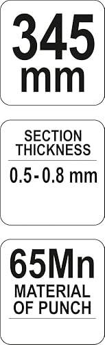 Trockenbau Zange Profil Crimpzange Ständerwerk Verbundzange 354 mm 0,5-0,8, Krimperzange Profilverbundzange