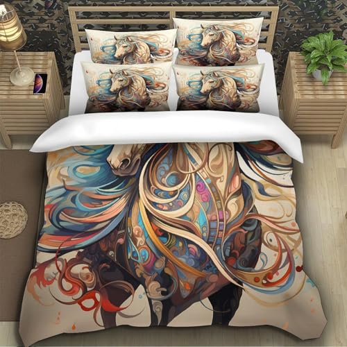 Housse de couette respirante et douce lit simple - 5