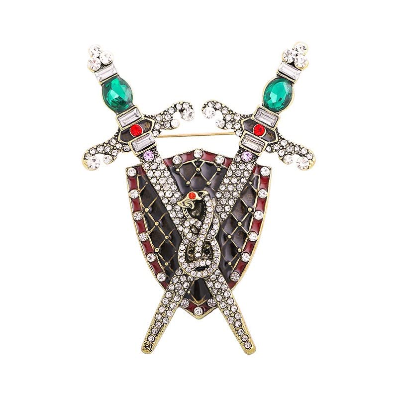 Guanajuato Knight's Cross Medal Handmade Brooch