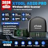 XTOOL Advancer AD20 Pro AI-Assisted Wireless OBD2 Scanner Diagnostic Tool, Car Code Reader for iPhone&Android, All System Scan Tool with Free Updates -Check Engine, Oil Reset, Performance/Battery Test