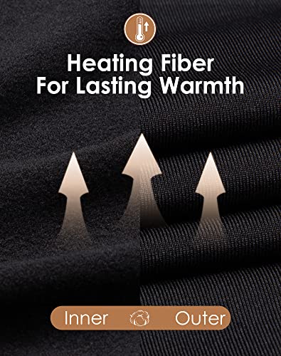 Image of MANCYFIT Thermal Leggings for Women Fleece Lined Pants Long Underwear Bottoms