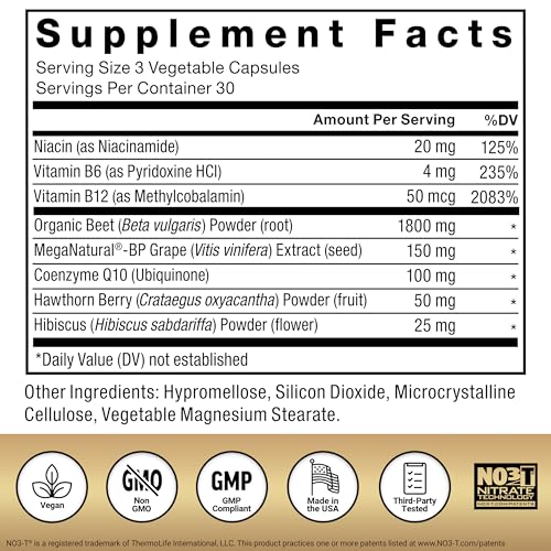 Image of Force Factor Total Beets Heart Health Capsules, 90 Count (Pack of 2)