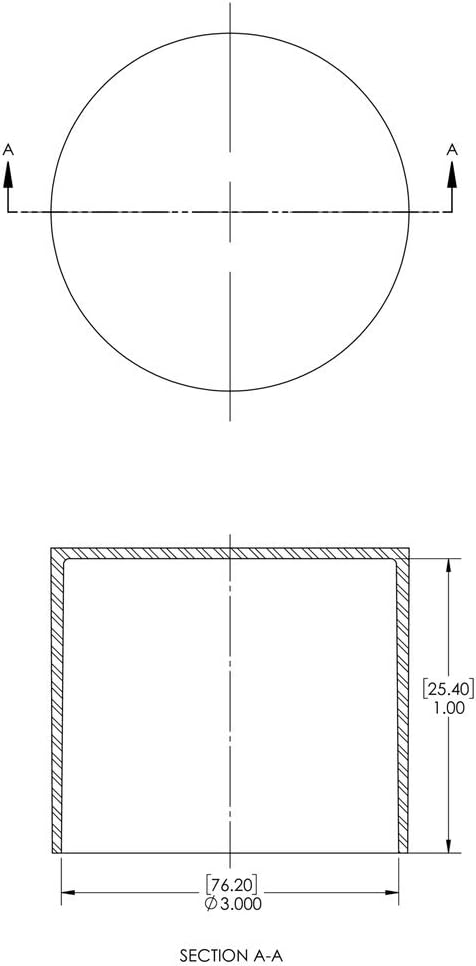 Caplugs SC-3 SC Series – Plastic Sleeve Cap for Tube Ends, 18 Pack, Red LD-PE, 3.000" W x 1.00" L Threaded and Non-Threaded Tubing, Rods, Masking, Painting, Plating, Grit-Blasting (99394799)