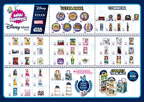 5 Surprise Disney Mini Brands by ZURU (4 Pack) Amazon Exclusive Disney Store Edition, Mystery Capsule Real Miniature Brands Collectibles Toys for Kids, Teens, and Adults