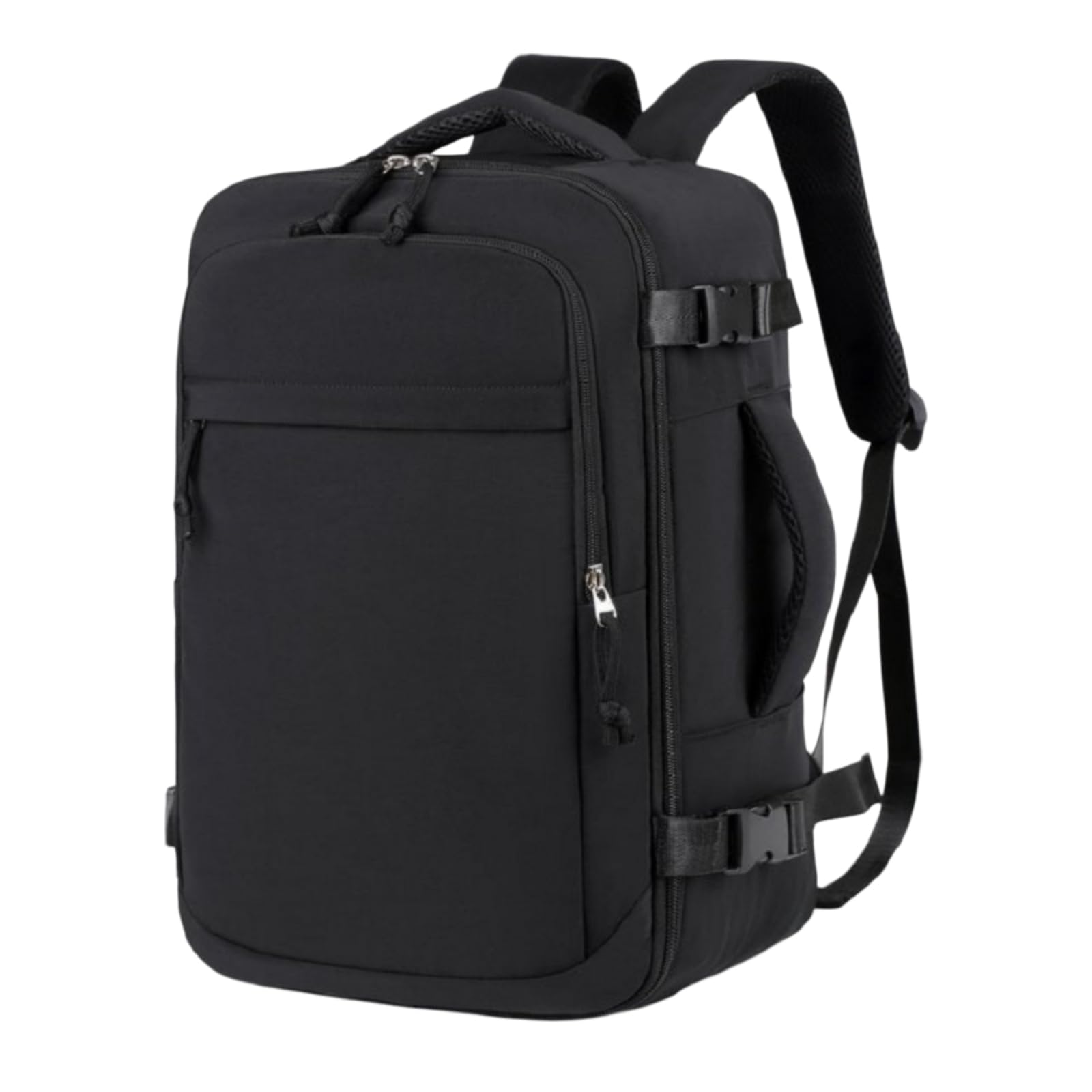 Mochila escolar Zaino Da Viaggio Cabina 15,6 Pollici Per Gli Uomini, Adatto A 40x30x20, Portatile Di Grande Capacità Viaggi D'affari E Uso Universitario-black-china Mainland