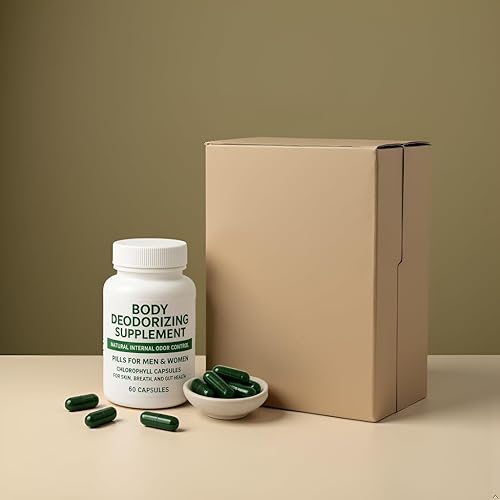 Miniatura 2 de Cápsulas de clorofila  Desodorante interno natural para hombres y mujeres  Olor corporal, aliento y limpieza intestinal  Suplemento de