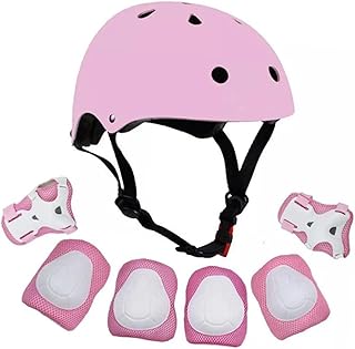NOLITOY 7 Pcs Capacetes De Skate Capacete Para Crianças Joelheira Para Esportes Crianças Equipamento De Equitação Capacete Joelheiras Cotoveleiras Crianças Joelheiras E Cotoveleiras