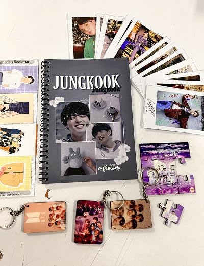 CRAFT MANIACS BTS JUNGKOOK YOU'RE A FLOWER STATIONERY COMBO