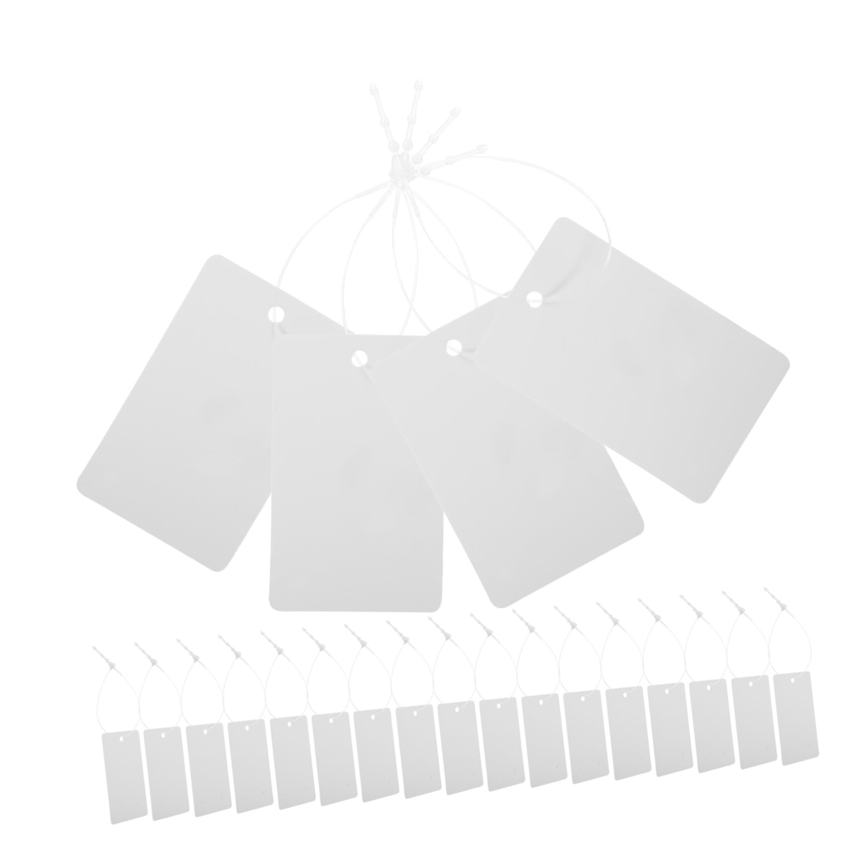 GLEAVI 800piezas Etiquetas De Plástico Para Ropa Etiquetas De Precio Resistentes y Personalizables Para Etiquetado De Mercancías y Comercio Diseño Elegante y Funcional