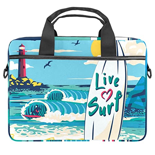 Sac ordinateur portable 13-14.5" Caribou multicolore motif renne de Noel
