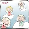 NICI Guardian Angel 'I'll Bring You Good Luck' Keyholder (Green) #1