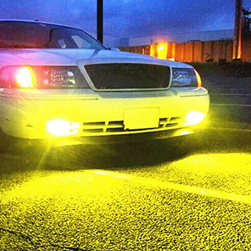 Ampoule de conversion H11 LED 4000LM jaune pour éclairage antibrouillard