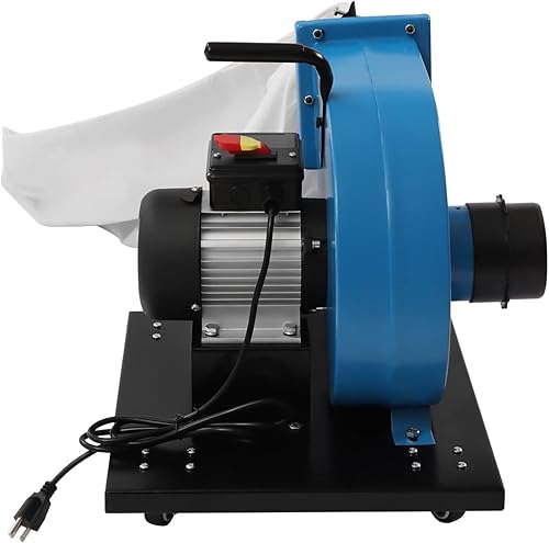 Miniatura 3 de Xuthusman 1 paquete de colector de polvo de filtración de bolsas de 30 micrones, 550CFM, potable, 14.8 galones, con bolsa blanca de 110 V 750 W