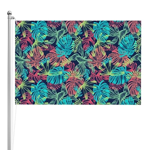 Bannière de jardin illustration numérique feuille pour décorer votre pelouse