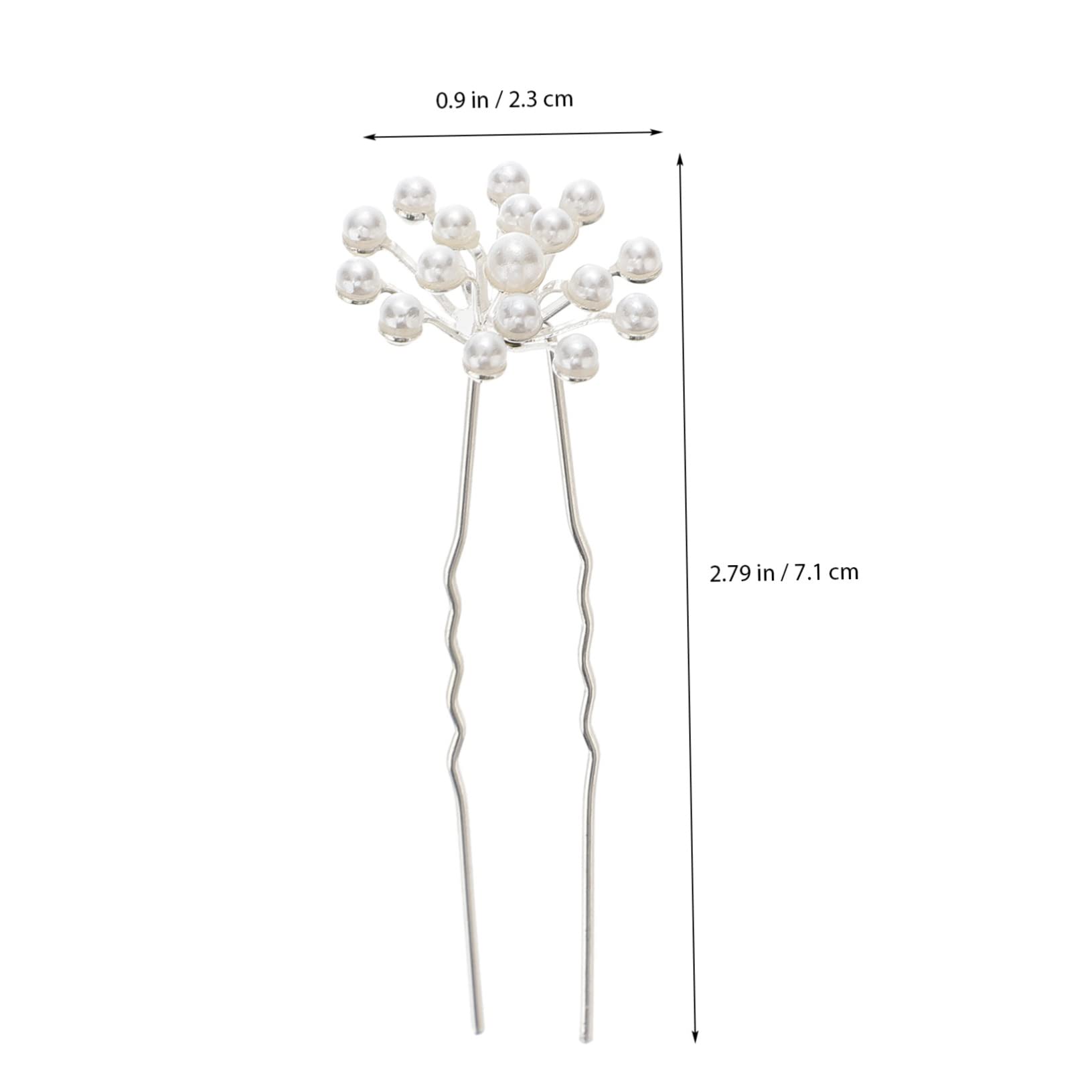 POPETPOP 80piezas Horquillas Para Novia Gypsophila Accesorios De Pelo Para Bodas u Shaped Hairpin Elegante Adornos Para Eventos Especiales y Fiesta