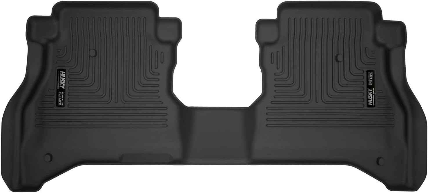 Husky Liners X-act Contour Floor Mats | Fits 2020-2024 Jeep Gladiator | 2nd Row, 1-pc Black - 54791