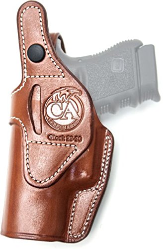 Cebeci 20795LT57 Left-Hand Leather IWB 20795 Holster Gun Belt, Tan