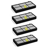 ROBOMARKET KIT RICAMBI SERIE 800 E 900 SET ACCESSORI SOSTITUZIONE COMPATIBILE CON IROBOT ROOMBA 860 865 866 870 871 875 876 880 886 890 960 966 980 4 FILTRI HEPA