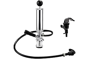 FERRODAY 4" Beer Keg Tap Heavy Duty Complete D-System Keg Pump