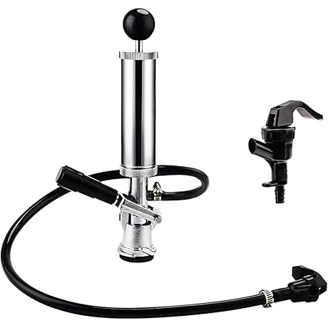 FERRODAY 4" Beer Keg Tap Heavy Duty Complete D-System Keg Pump