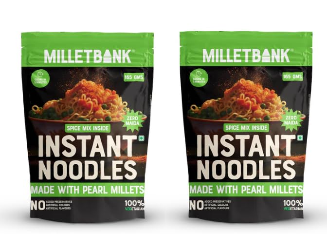 Millet Noodles Pearl Millet Instant Noodles 160g (Pack Of 2)