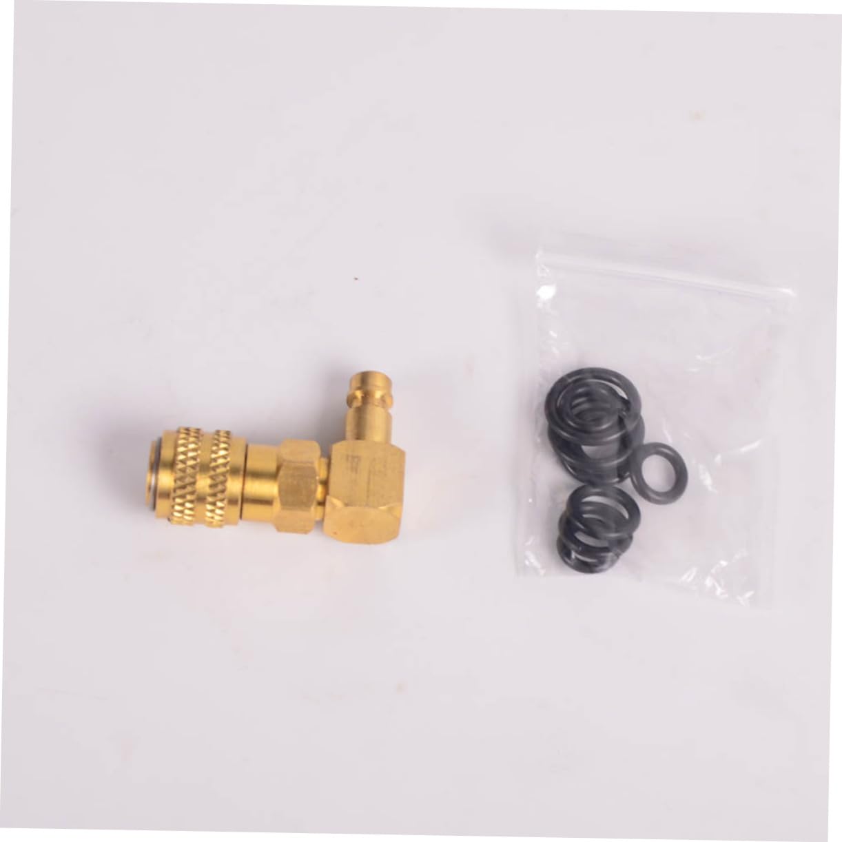 Mikinona Kit De Manómetro De Presión De Aceite para Motores con Adaptador De 90 Grados