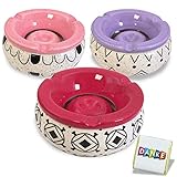 🤩 Die Ø 14 x 6,8cm großen Ascher eignen sich auch perfekt als Geschenk für jeden Raucher.