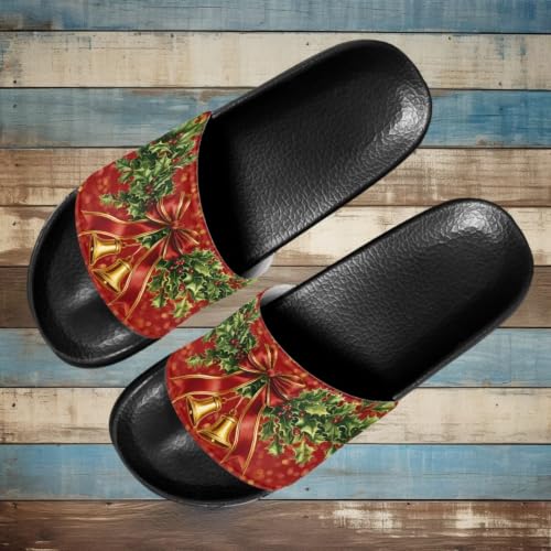 Image of Footwear for Mens Open Toe Athletic Sandals Anti-Slip Sole Slide Sandals Pillow House Flat Shoes Comfortable Slip On Slippers for Indoor & Outdoor